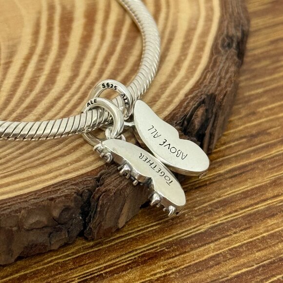 Pandora Splittable Butterfly Dangle Charm Sterling silver Jewelry - Picture 4 of 5